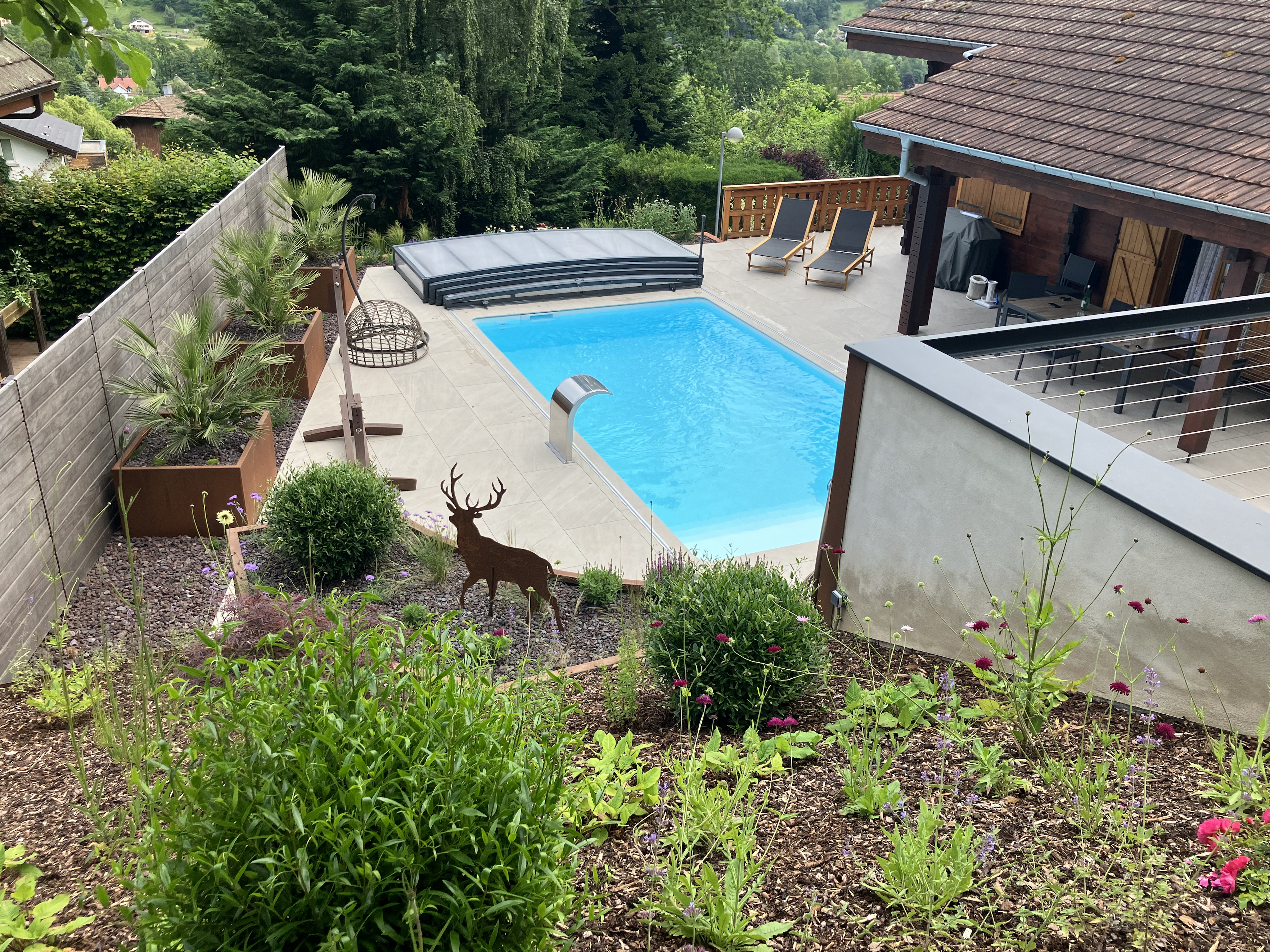 AMÉNAGEMENT COMPLET AVEC PISCINE